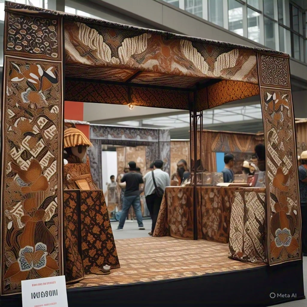 kontraktor booth banyuwangi batik tradisional