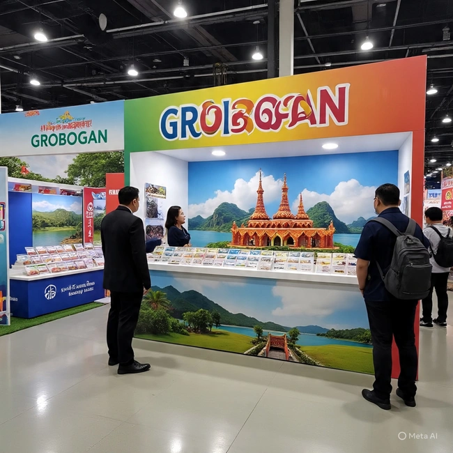 kontraktor booth pameran grobogan