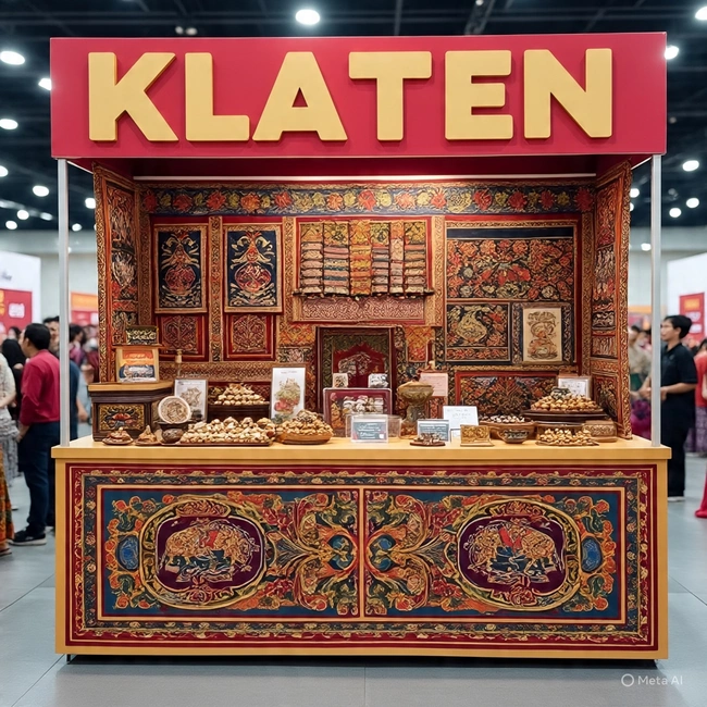 kontraktor booth pameran klaten